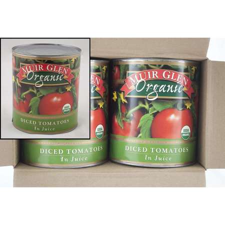 MUIR GLEN Muir Glen Organic Diced Tomatoes 102 oz. Bottle, PK6 725342-26074